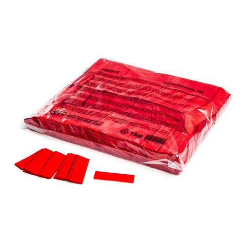 MAGICFX® Slowfall confetti 55x17mm - rood