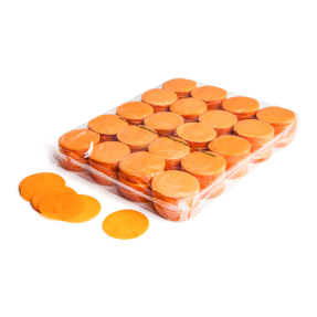 MAGICFX® Slowfall confetti rondjes Ø 55 mm - oranje