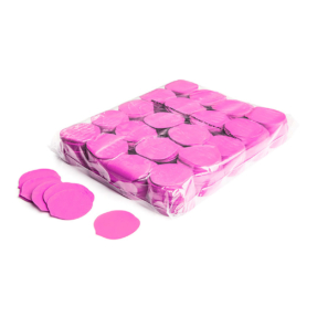 MAGICFX® Slowfall confetti rozenblaadjes Ø 55mm - roze