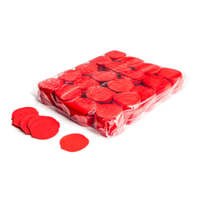 MAGICFX® Slowfall confetti rozenblaadjes Ø 55mm - rood