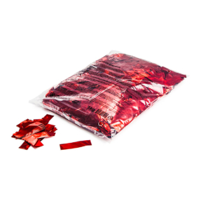 MAGICFX® Metallic confetti 55x17mm - rood metallic