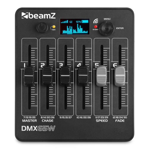 BeamZ DMX65W Draadloze Accu DMX controller - 30 kanalen