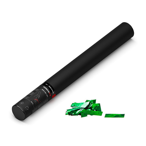 MAGICFX® Handheld Confetti Cannon 50 cm - groen metallic
