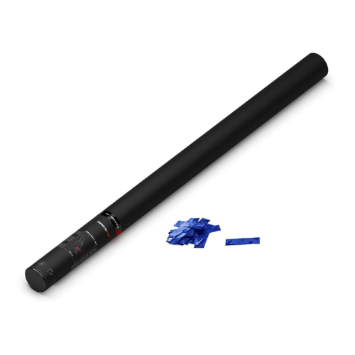 MAGICFX® Handheld Confetti Cannon 80 cm - blauw metallic