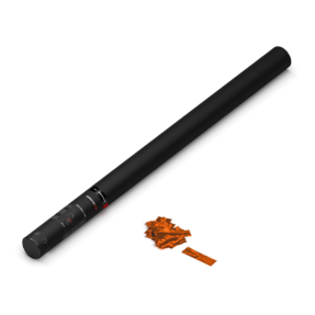 MAGICFX® Handheld Confetti Cannon 80 cm - oranje metallic