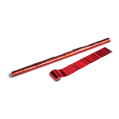 MAGICFX® Streamers 10m x 5cm - rood metallic