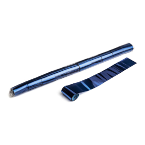 MAGICFX® Stadium Streamers 20m x 5cm - blauw metallic