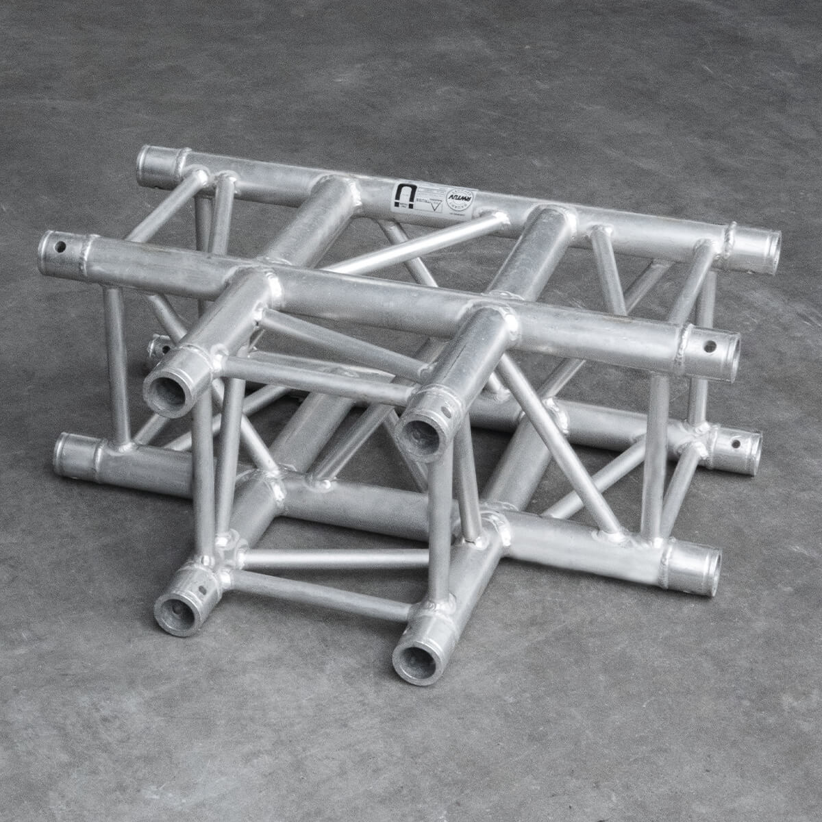 Tweedehands PRO-truss PRO 34 C350 truss vierkant 3-weg t-stuk Tweedehands PRO-truss PRO 34 C350 truss vierkant 3-weg t-stuk