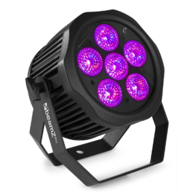 BeamZ Pro WBP612IP Aluminium Accu LED PAR RGBAW-UV IP65