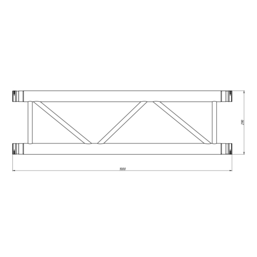 FORTEX FX32-L100 ladder truss 100 cm