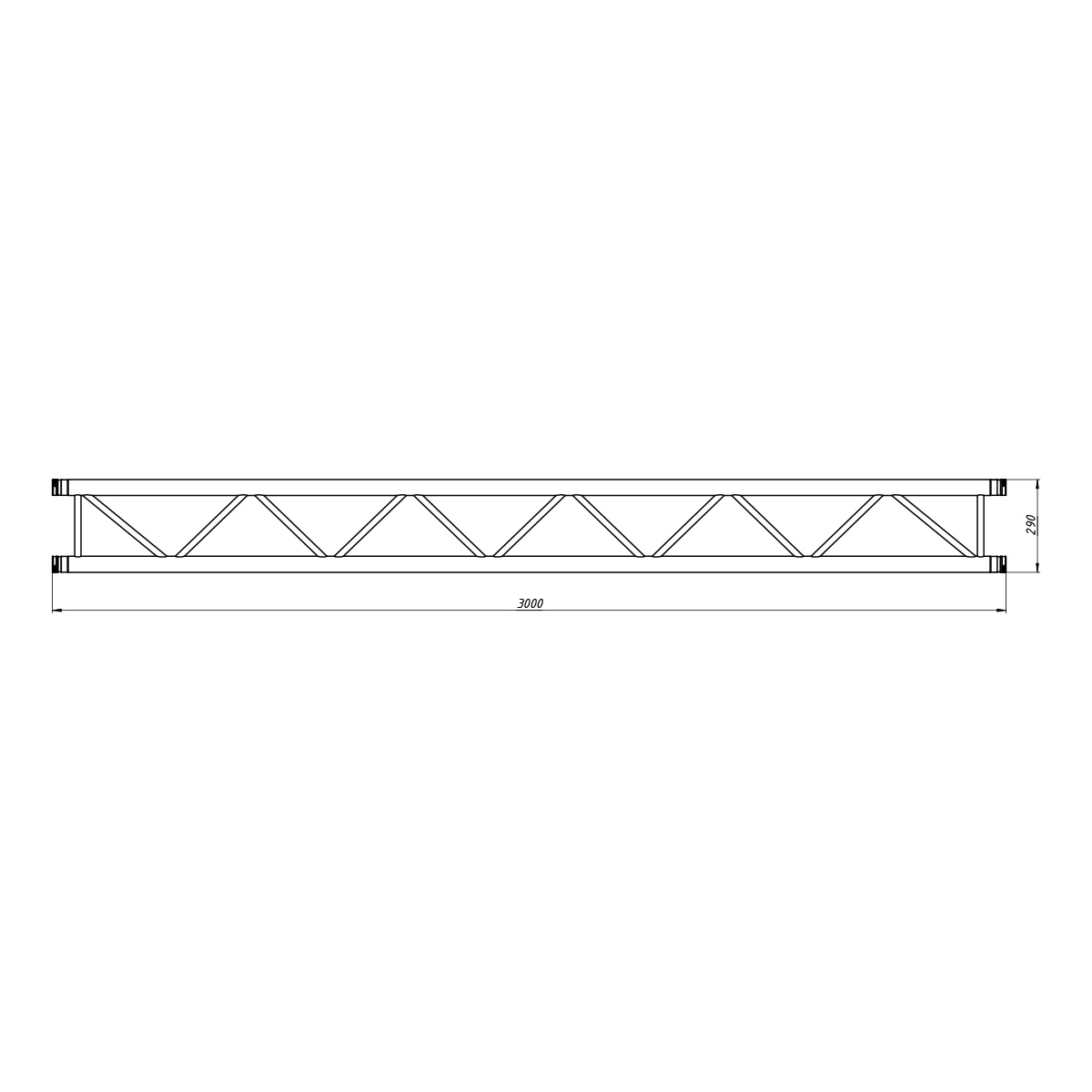 FORTEX FX32-L300 ladder truss 300 cm FORTEX FX32-L300 ladder truss 300 cm