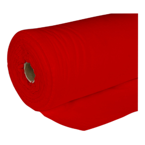 Showgear Dekomolton op rol 60m x 300cm rood