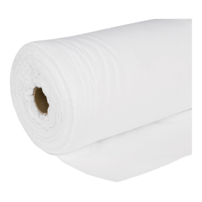 Showgear Dekomolton op rol 60m x 300cm wit