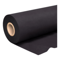 FORTEX Deco-Flanel op rol 130cm zwart - coupon 50m