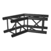FORTEX FX34-C22 vierkant truss 2-weg 120 graden hoek zwart