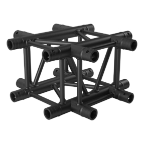 FORTEX FX34-C41 vierkant truss 4-weg kruis zwart