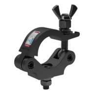 FORTEX Slimline Half Coupler truss klem WLL 200kg buis Ø48-51mm zwart FORTEX Slimline Half Coupler truss klem WLL 200kg buis Ø48-51mm zwart