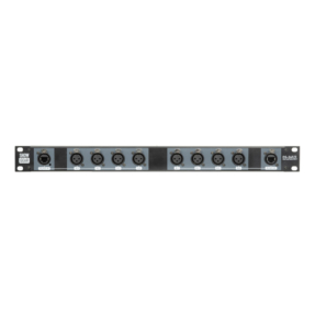 Showgear DS-24F/3 19″ – 3-pin DMX splitter naar RJ45