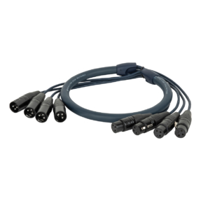 DAP DMX Snake Multi 4-voudig 3-pin XLR 50 meter
