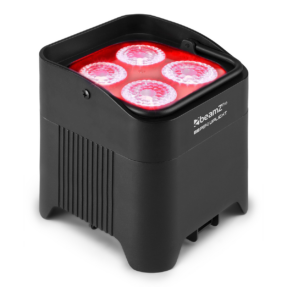 BeamZ BBP54 IP65 accu LED PAR 4x 12W 6-in-1 RGBAW-UV en draadloze DMX