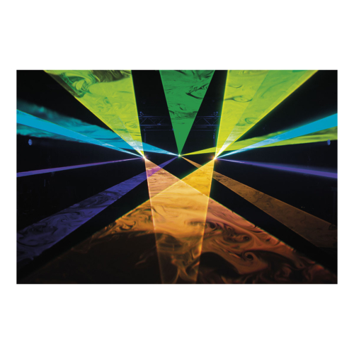 Showtec Solaris 11.0 RGB-laser met Pangolin FB4