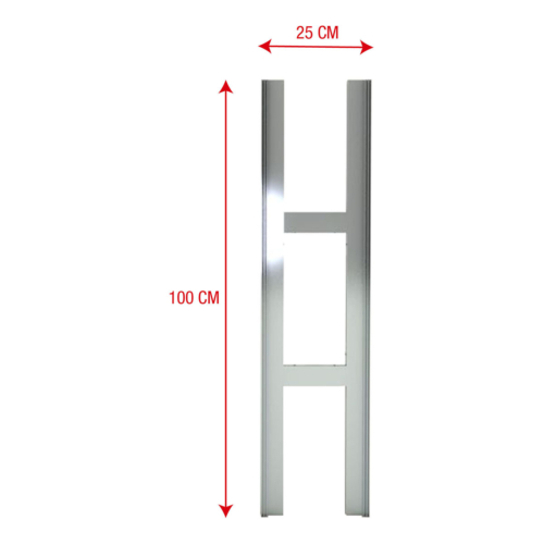 WENTEX® SET Frame - H Module 100x25cm (HxB)