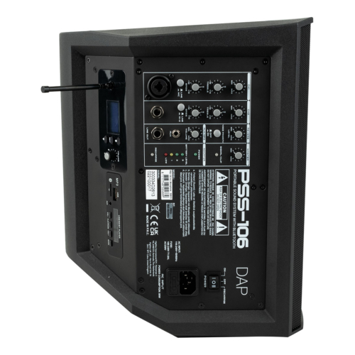 DAP PSS-106 mobiele accu luidspreker incl. draadloze handmicrofoon