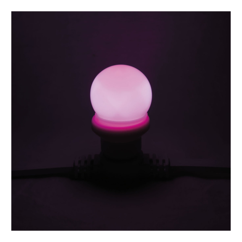 Showgear G45 LED lamp E27 - roze