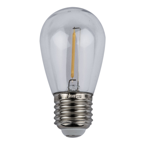 Showgear S14 LED lamp E27 - dimbaar warm wit