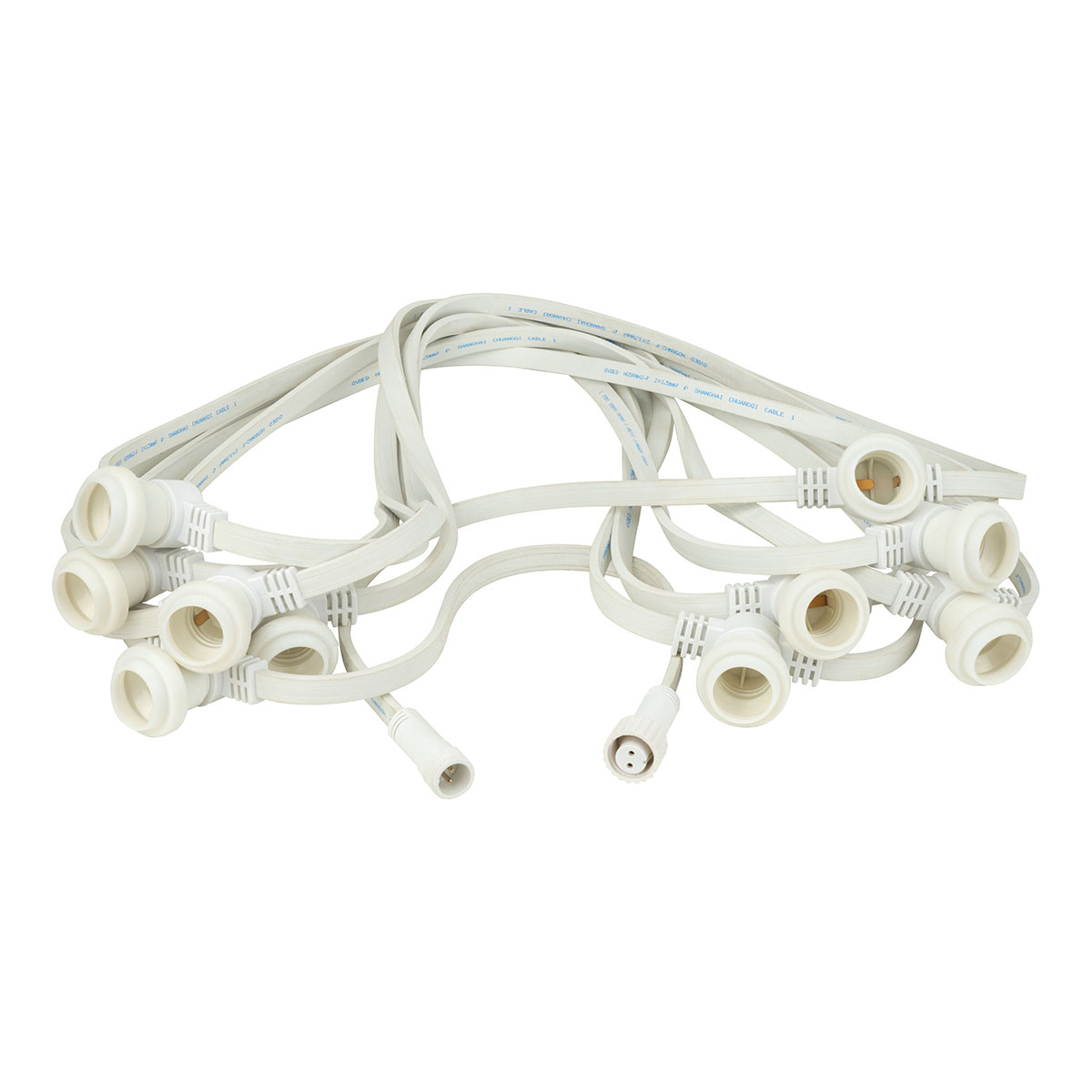 Showgear Festoonlight E27 Prikkabel 50cm tussenruimte – wit 10m Showgear Festoonlight E27 Prikkabel 50cm tussenruimte – wit 10m