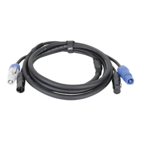 DAP FP21 Hybrid Cable - Combikabel Power Pro / 5-pin XLR - DMX - 1,5m