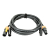 DAP FP22 Hybrid Cable - Combikabel Power Pro True / 3-pin XLR - DMX - 1,5m