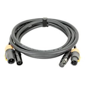 DAP FP23 Hybrid Cable – Combikabel Power Pro True / 5-pin XLR – DMX – 1,5m