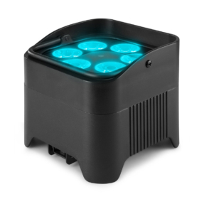 BeamZ BBP96S accu Uplight met 6x 12W LED's en draadloze DMX