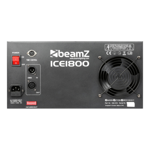 BeamZ ICE1800 IJsgekoelde rookmachine