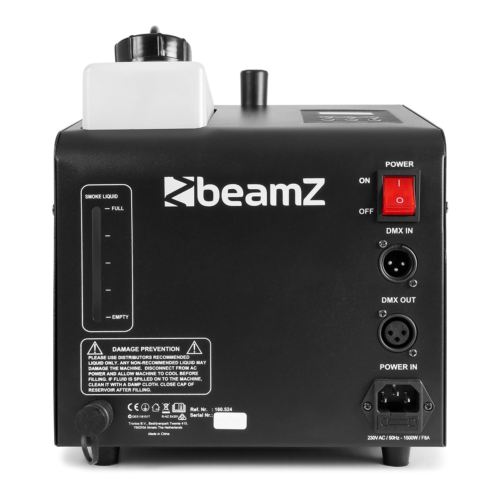 BeamZ SB1500LED Rook- en Bellenblaasmachine met LED's
