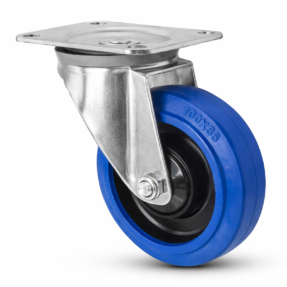 FORTEX Blue Wheel zwenkwiel Ø100mm WLL 200 kg