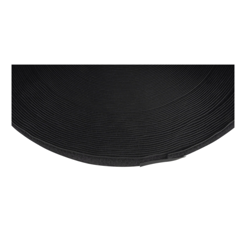 Showgear Klittenband lusdeel 50m x 20mm zwart