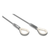 FORTEX Steel 3 meter - Ø10mm 1T staalkabel 6x 36 + stk certificaat