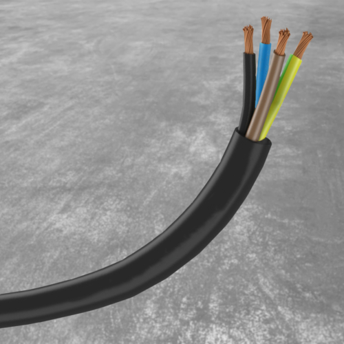 B-stock Lineax Neopreen kabel H07RN-F 4x6mm2 - 100m op rol