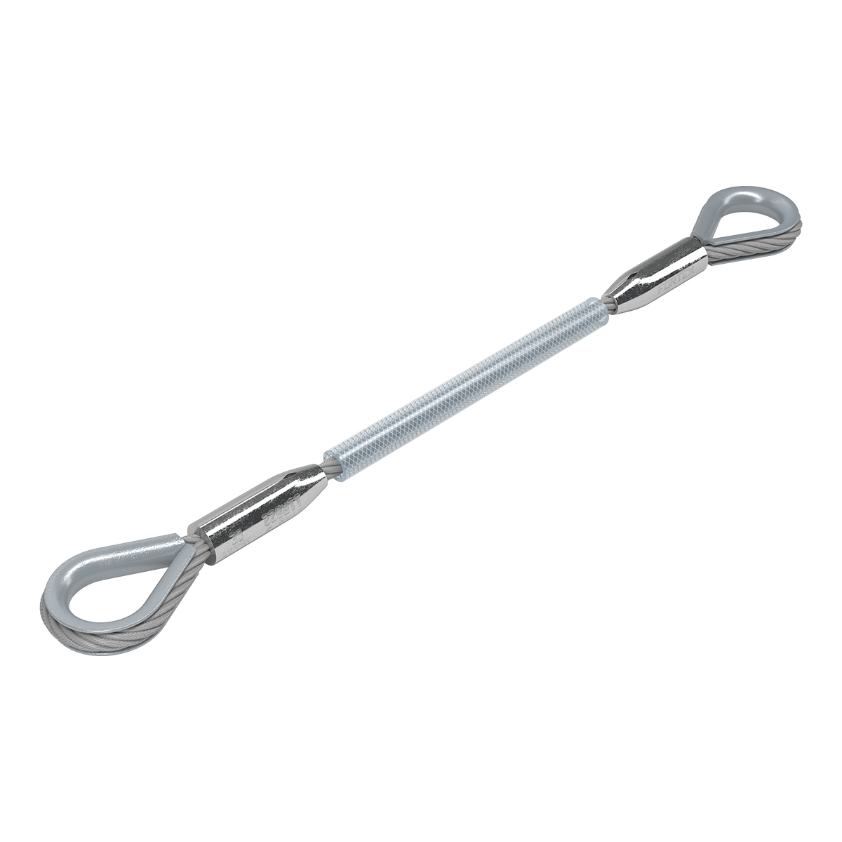 FORTEX PVC Steel 0,5 meter - Ø10mm 1T staalkabel 6x 36 + stk certificaat FORTEX PVC Steel 0,5 meter - Ø10mm 1T staalkabel 6x 36 + stk certificaat