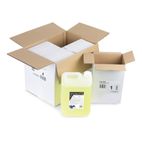 4x BeamZ FSMF5E-Y standaard rookvloeistof – Geel – 5L