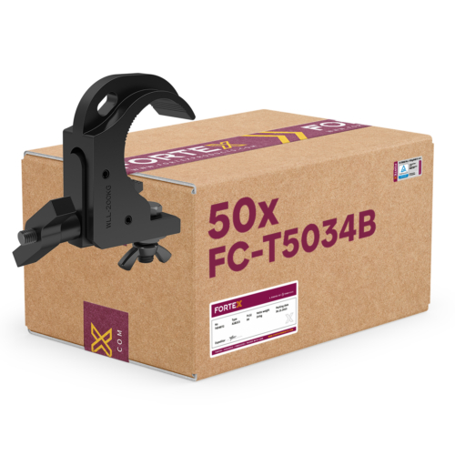 50x FORTEX Selflock Coupler truss klem Short WLL 200kg buis Ø48-51mm