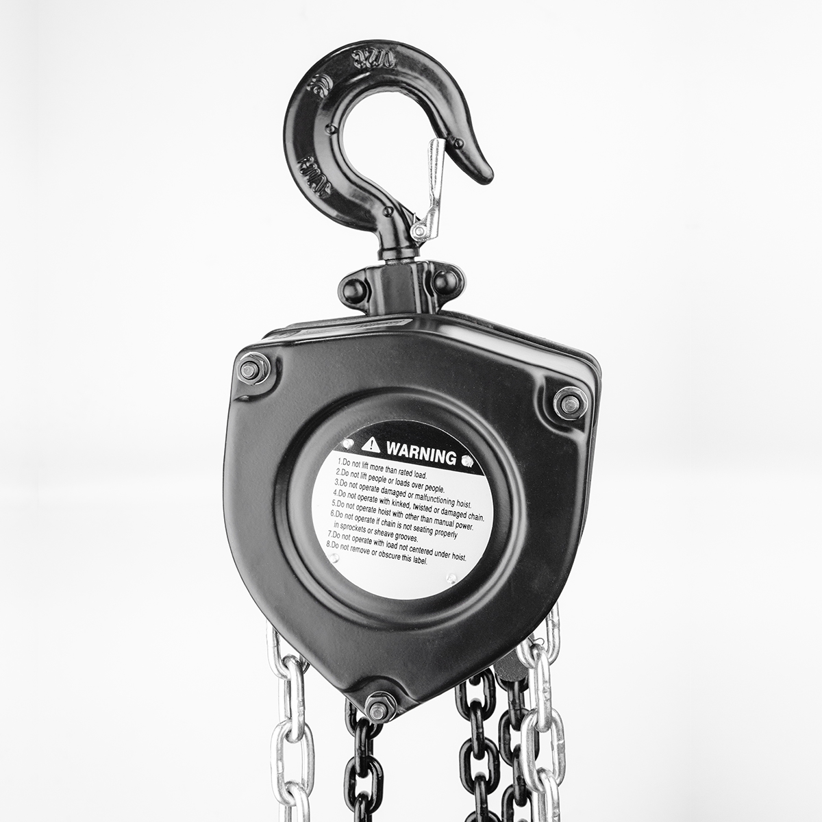 DISCONTINUED FORTEX Handtakel WLL 500kg - 6 meter hijshoogte - zwart DISCONTINUED FORTEX Handtakel WLL 500kg - 6 meter hijshoogte - zwart