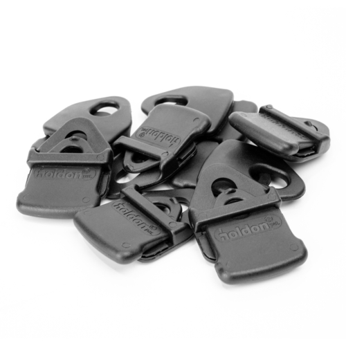 50x Holdon® Mini Clip zwart tot 45 kg grijpvermogen