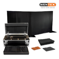WENTEX® Pipe & Drape FOH kit - 18 meter systeem + gordijnen in flightcase