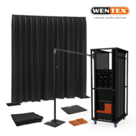 WENTEX® Pipe & Drape set - 27 meter systeem + gordijnen en trolley