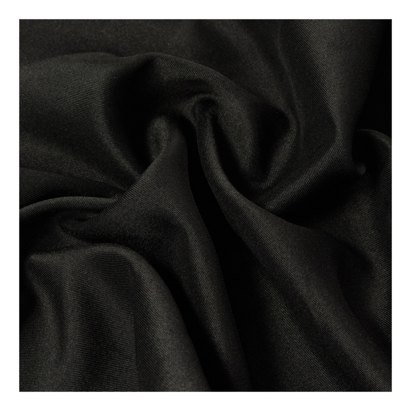 WENTEX® Pipe & Drape Polyester Snaar gordijn 300x300cm (bxh) 220 gram/m² - zwart