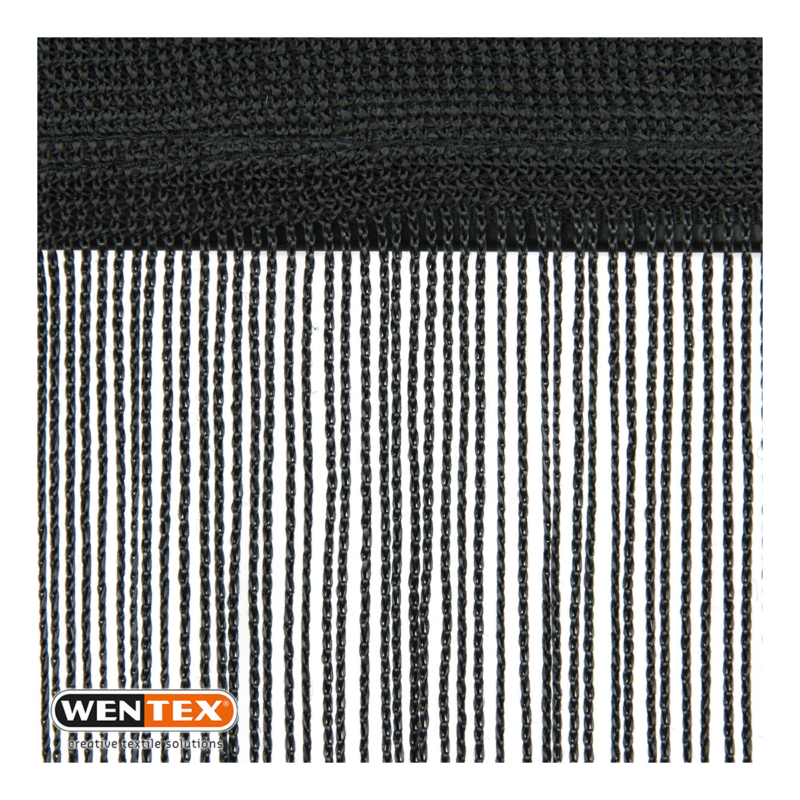 WENTEX® Pipe & Drape Molton CS gordijn 300x400cm (bxh) 300 gram/m² geplooid - zwart