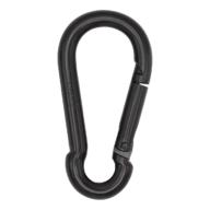 FORTEX Karabijnhaak 6x60mm WLL 120 kg zwart DIN 5299 gecertificeerd FORTEX Karabijnhaak 6x60mm WLL 120 kg zwart DIN 5299 gecertificeerd